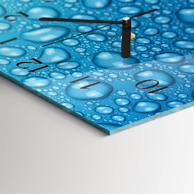Reloj rectangular Gota de agua