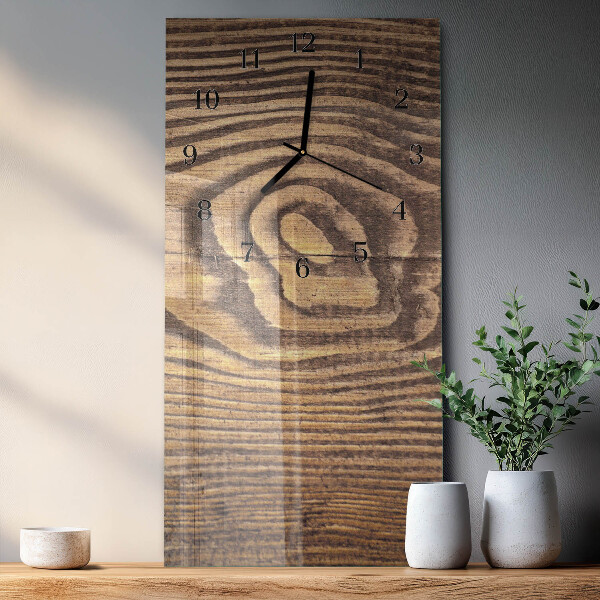 Reloj rectangular Madera