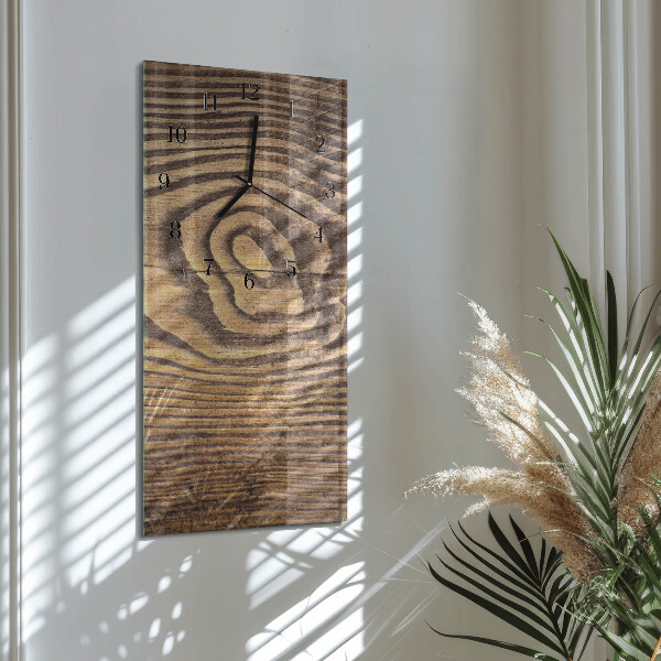 Reloj rectangular Madera