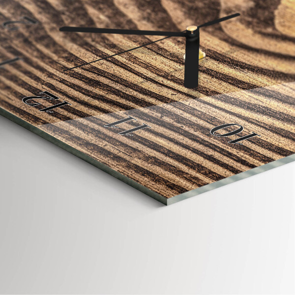 Reloj rectangular Madera