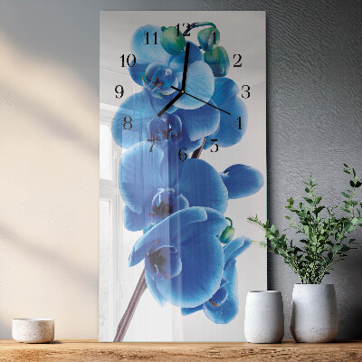 Reloj rectangular Orquídea