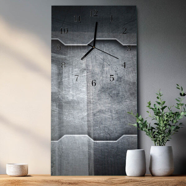 Reloj rectangular Metal