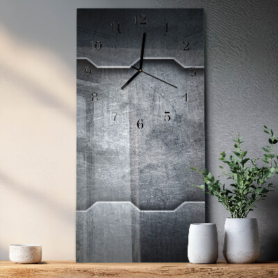 Reloj rectangular Metal