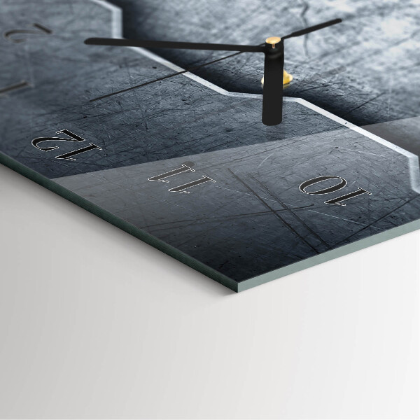 Reloj rectangular Metal