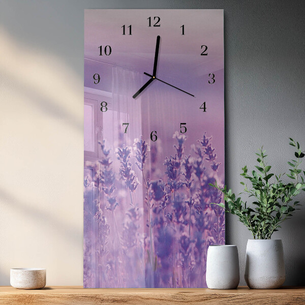Reloj rectangular Lavanda