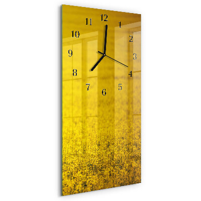 Reloj rectangular Campo de flores