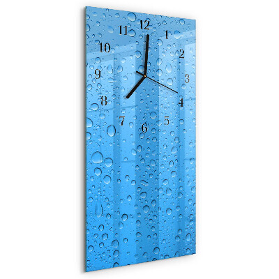 Reloj rectangular Gota de agua