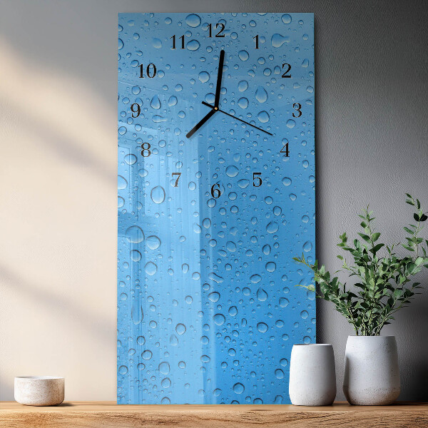 Reloj rectangular Gota de agua