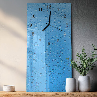 Reloj rectangular Gota de agua