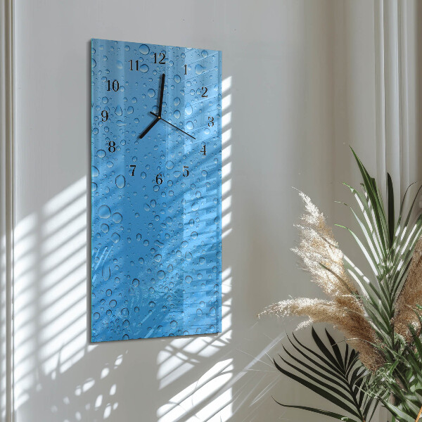 Reloj rectangular Gota de agua