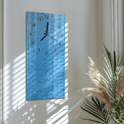 Reloj rectangular Gota de agua