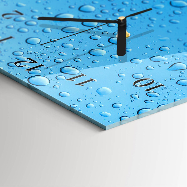 Reloj rectangular Gota de agua