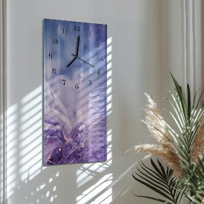 Reloj rectangular Flor