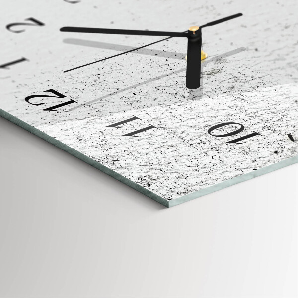 Reloj rectangular Muro