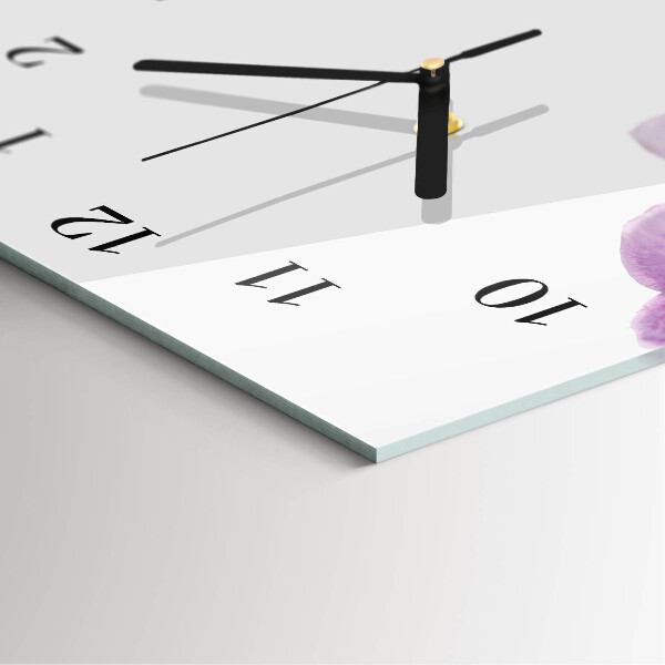 Reloj rectangular Orquídeas