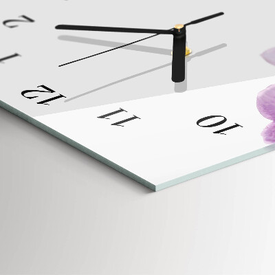 Reloj rectangular Orquídeas