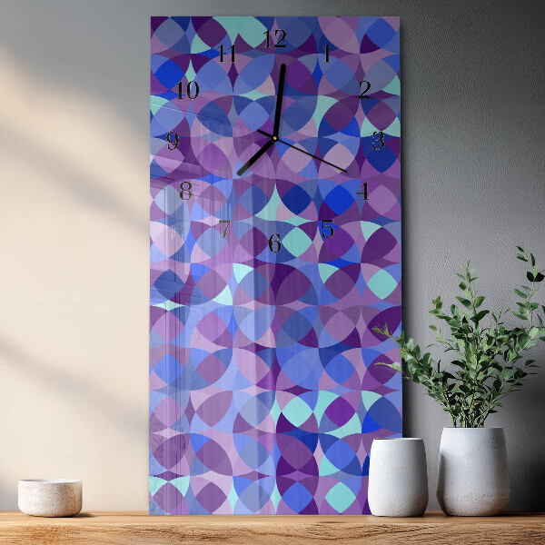 Reloj rectangular ruedas