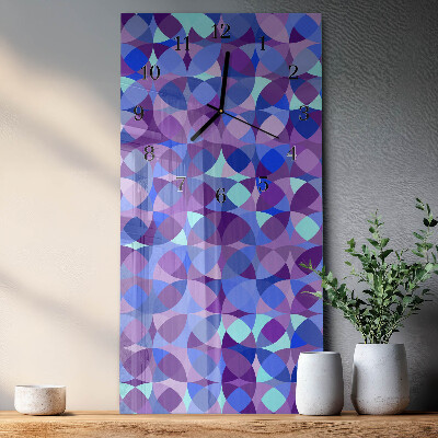 Reloj rectangular ruedas