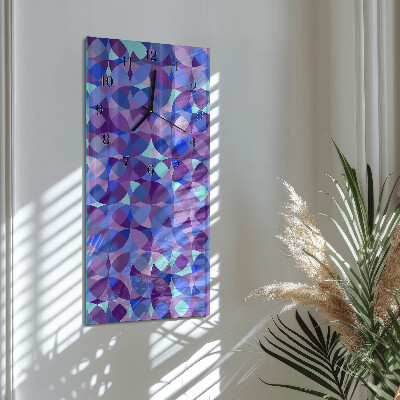 Reloj rectangular ruedas