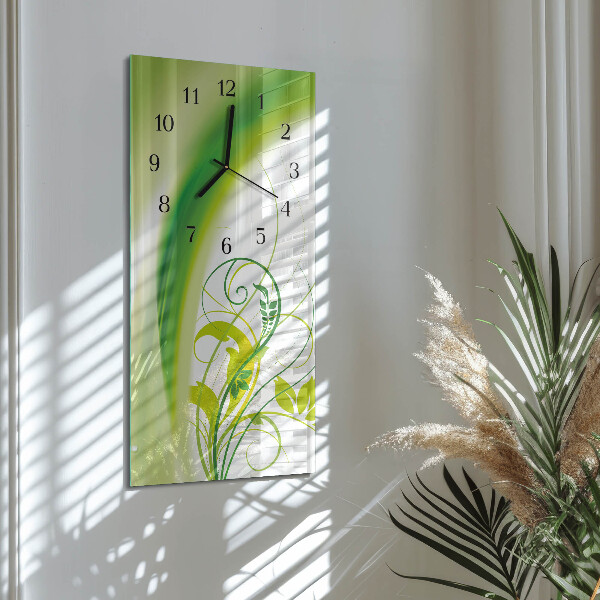 Reloj rectangular Planta modelo