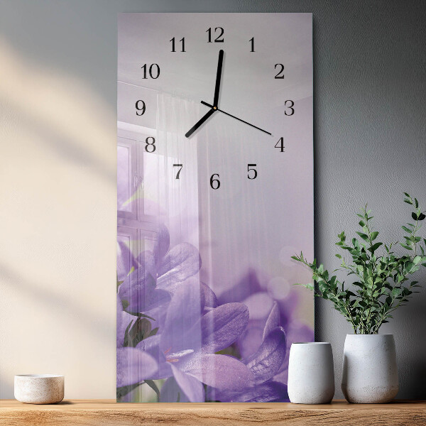Reloj rectangular Flor