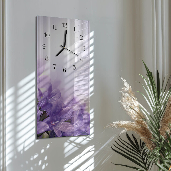 Reloj rectangular Flor