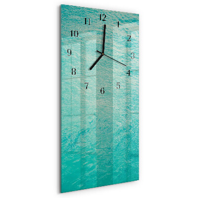 Reloj rectangular Agua