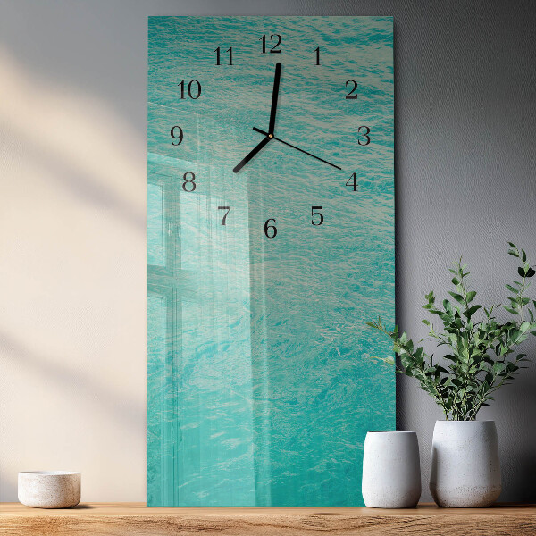Reloj rectangular Agua