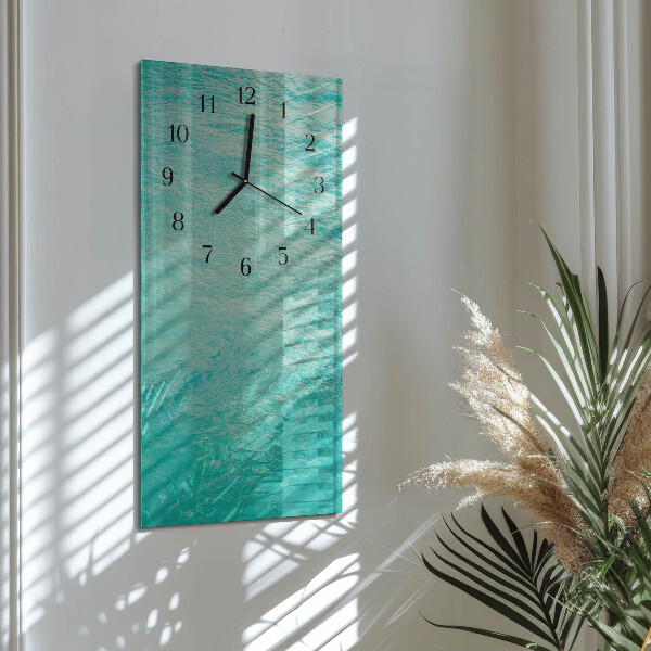 Reloj rectangular Agua