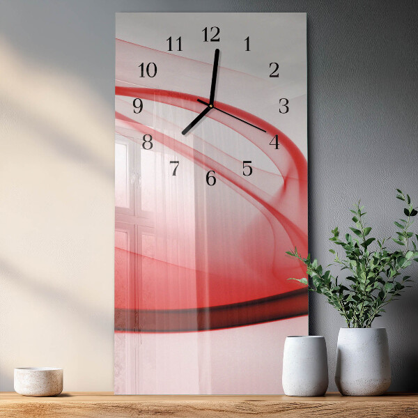 Reloj rectangular Líneas abstractas
