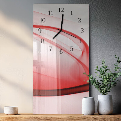 Reloj rectangular Líneas abstractas