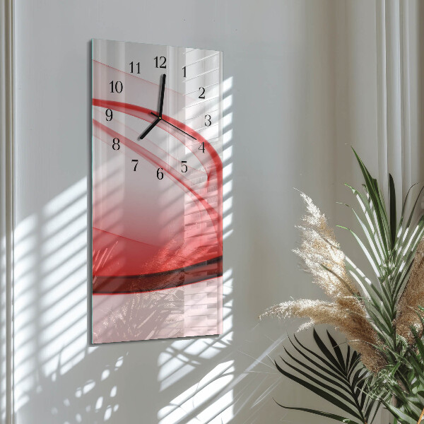 Reloj rectangular Líneas abstractas