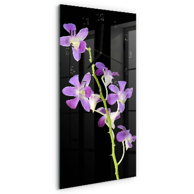 Reloj rectangular Flores