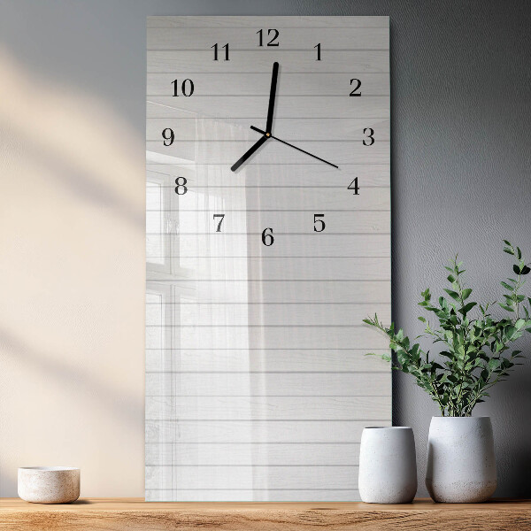 Reloj rectangular rayas