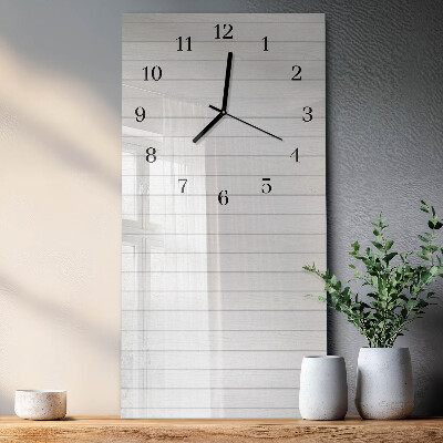 Reloj rectangular rayas