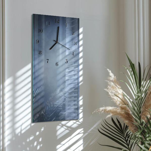 Reloj rectangular Fumar