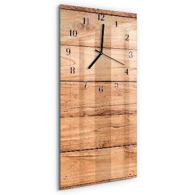 Reloj rectangular Paneles de madera