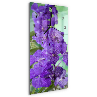Reloj rectangular Flores