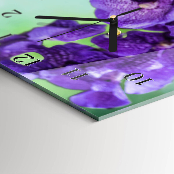 Reloj rectangular Flores