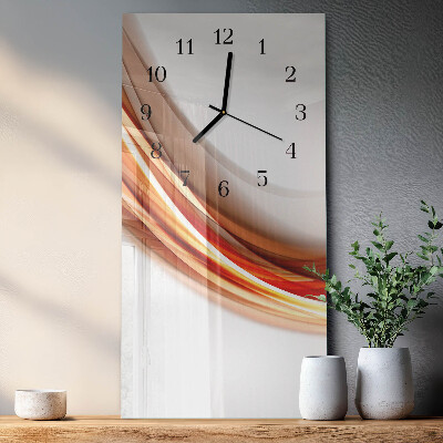 Reloj rectangular Líneas abstractas