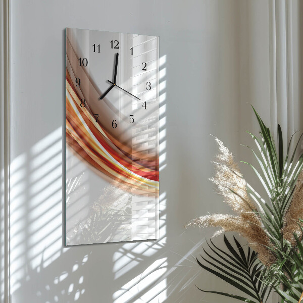 Reloj rectangular Líneas abstractas