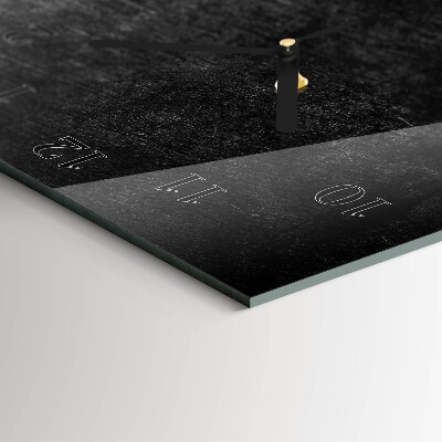 Reloj rectangular Lámina