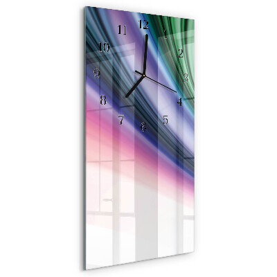 Reloj rectangular Líneas abstractas