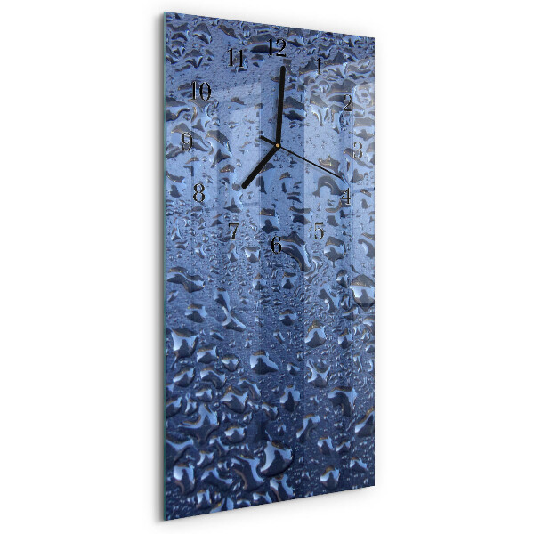 Reloj rectangular Vidrio húmedo
