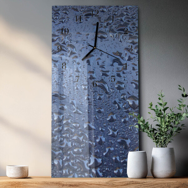 Reloj rectangular Vidrio húmedo