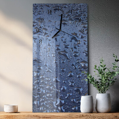 Reloj rectangular Vidrio húmedo