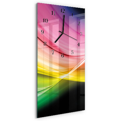 Reloj rectangular Líneas abstractas