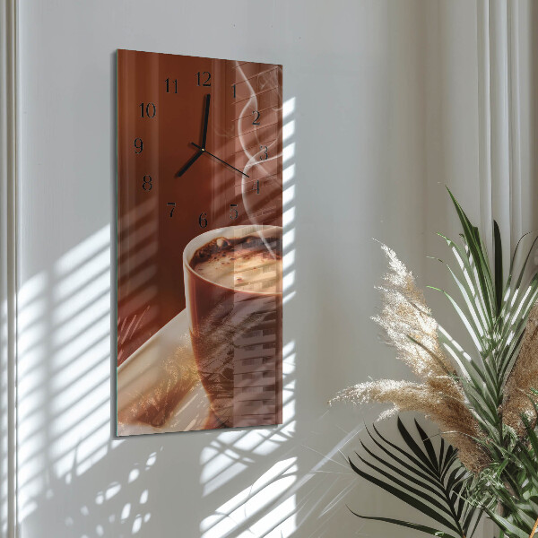 Reloj rectangular Café