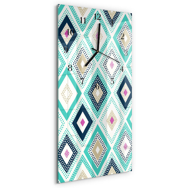 Reloj rectangular diamantes