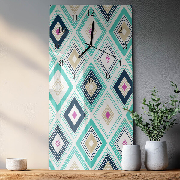 Reloj rectangular diamantes